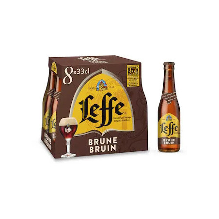 Leffe Brune 8x 33CL